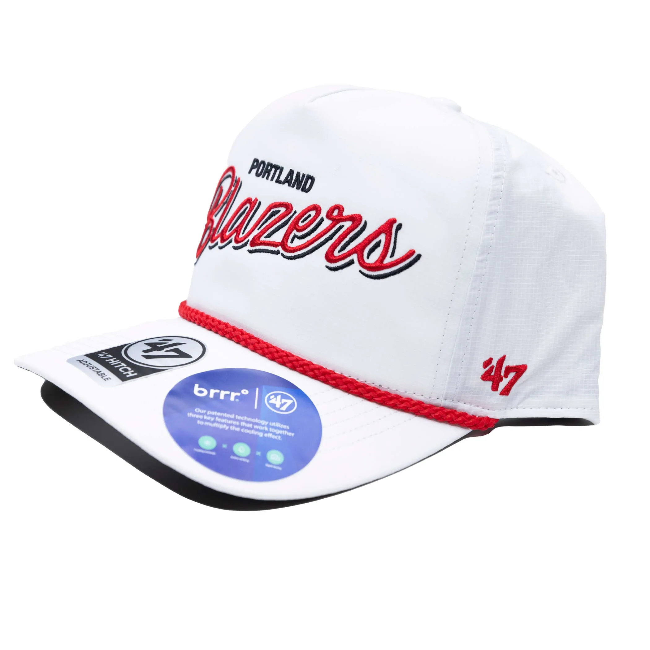 47 Bran BRRRR White Portland Blazers Snapback