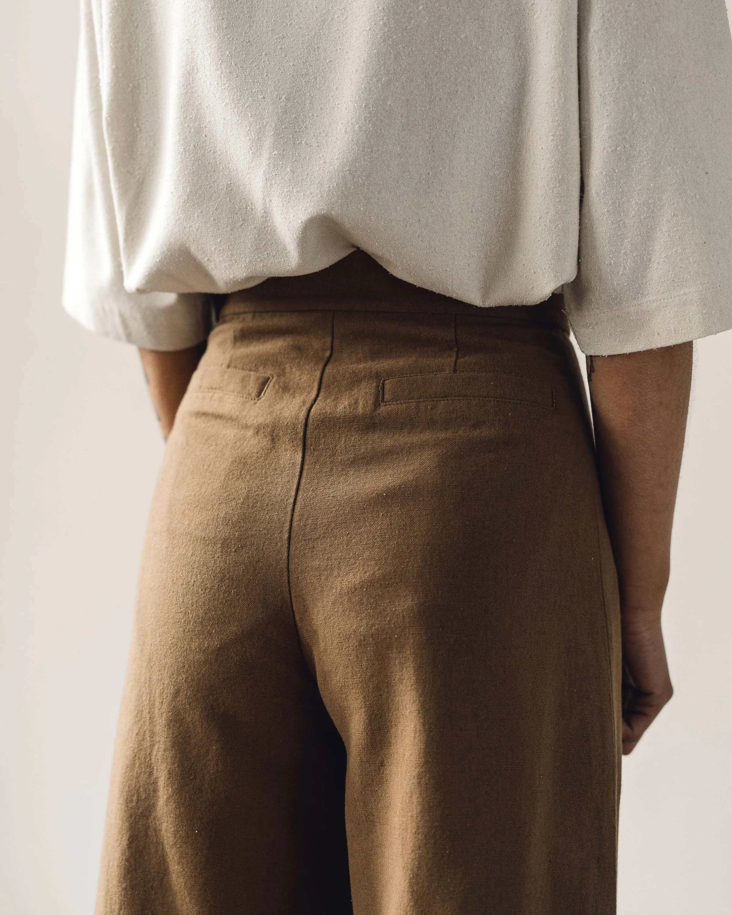 7115 Wide-Legged Trouser, Caramel