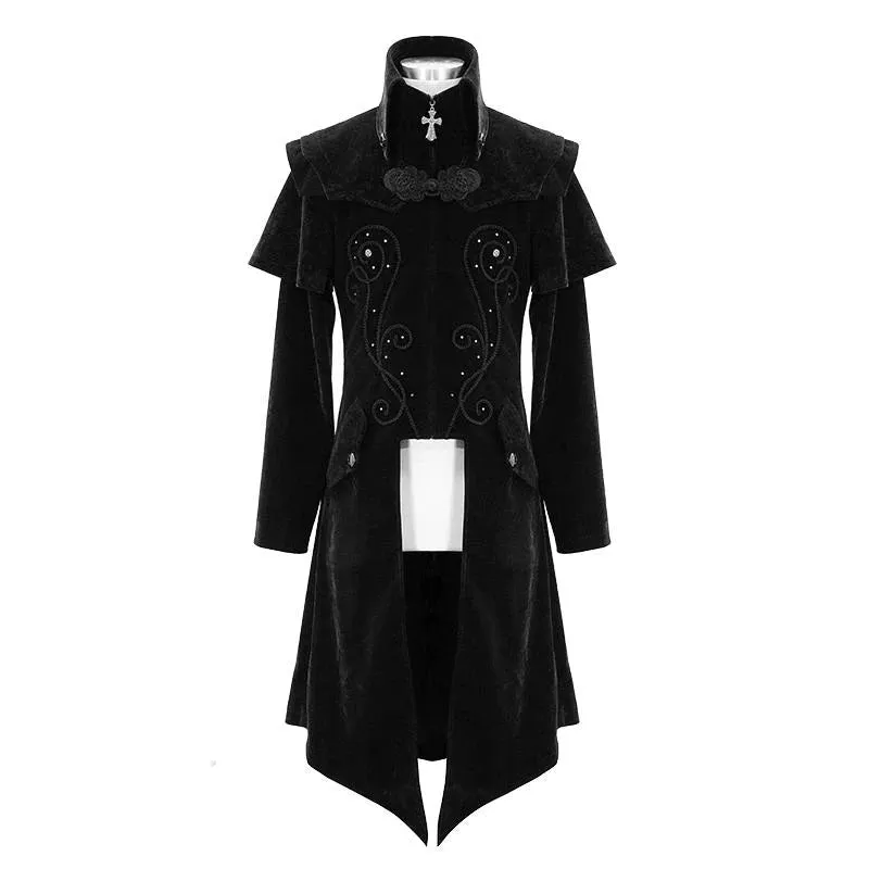 Amon Coat with Cape Collar