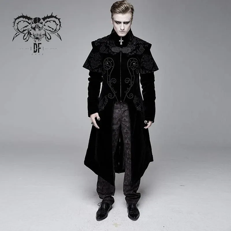 Amon Coat with Cape Collar