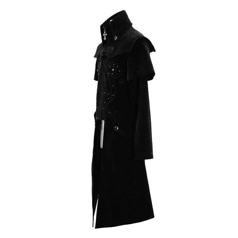 Amon Coat with Cape Collar