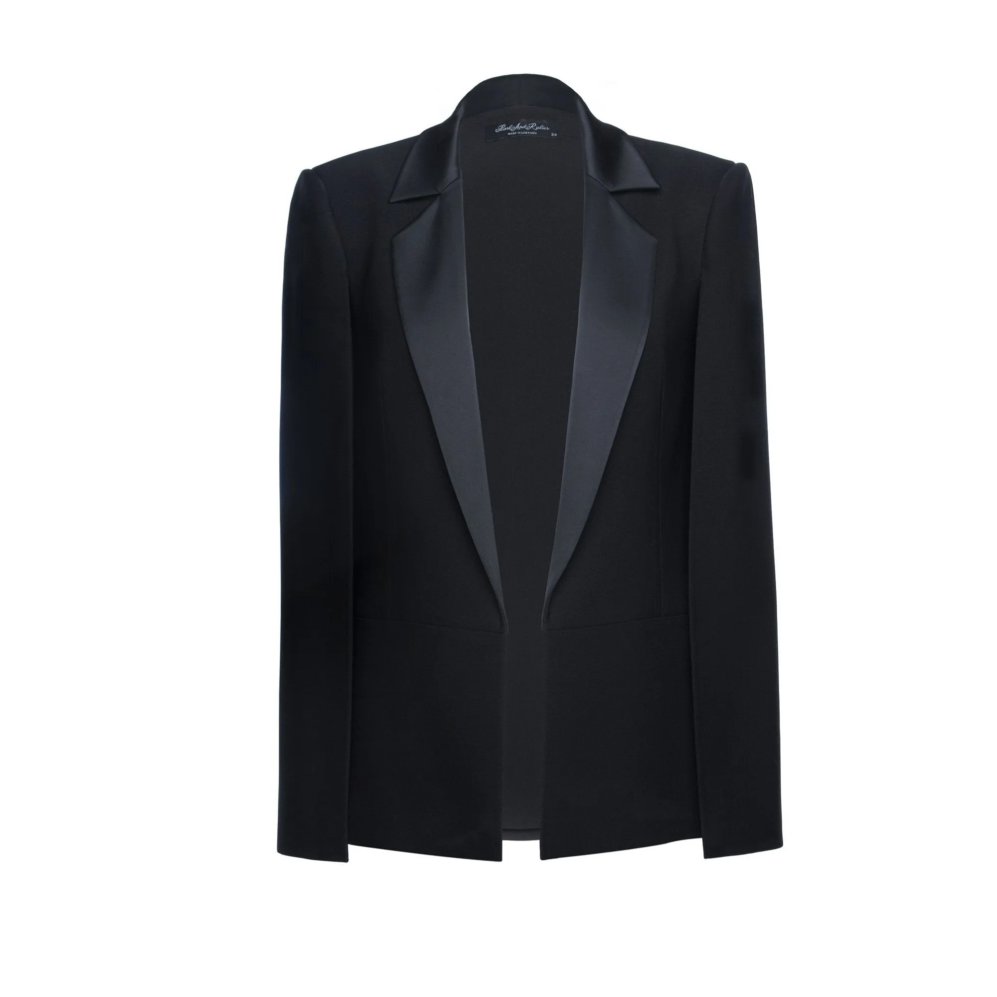 Cape Blazer with Satin Lapels