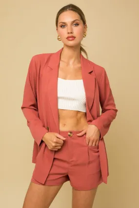 Coral Blazer  *Wear as a set