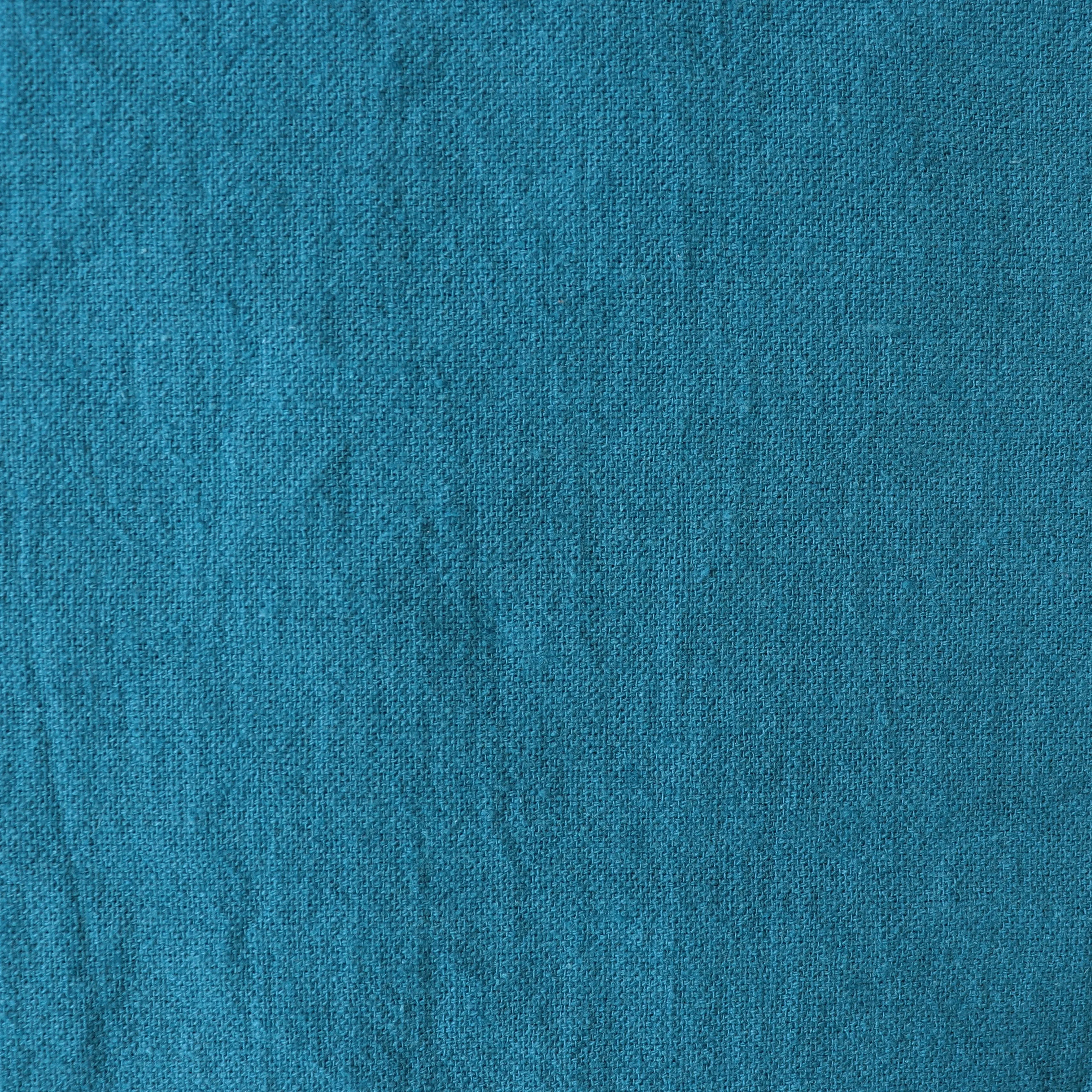 Cotton Linen Blend - Viridian Blue