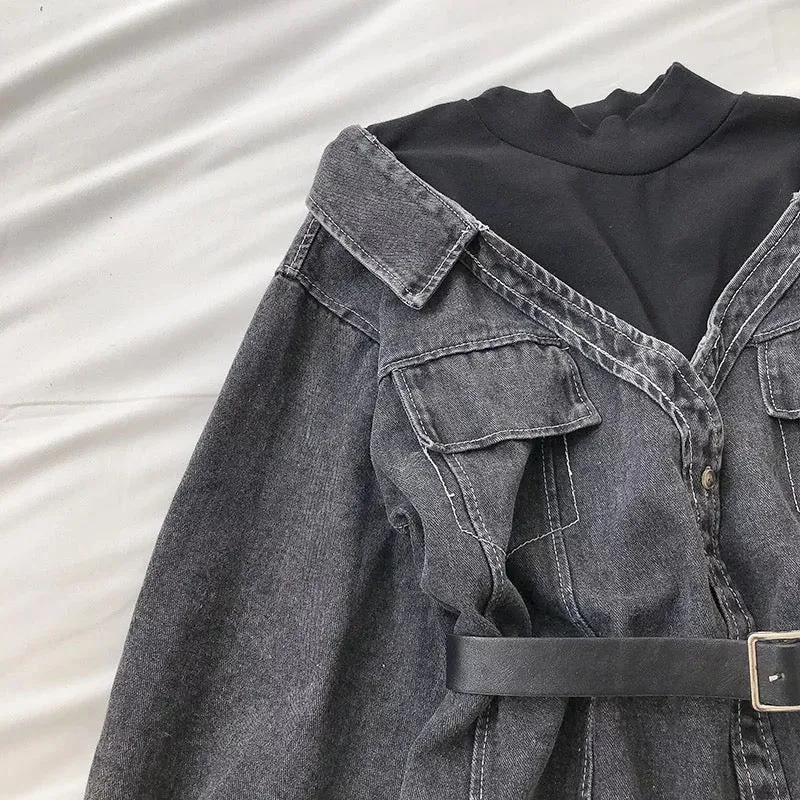 Derby Denim Shirt Dress