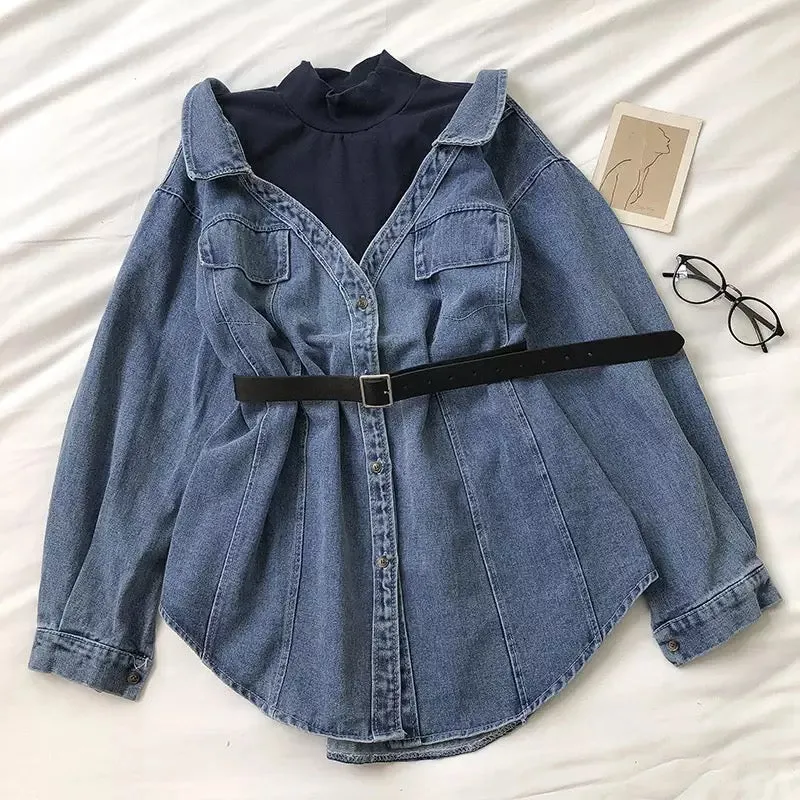 Derby Denim Shirt Dress