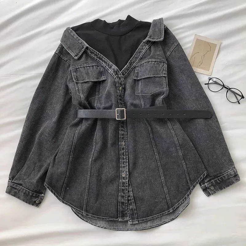 Derby Denim Shirt Dress