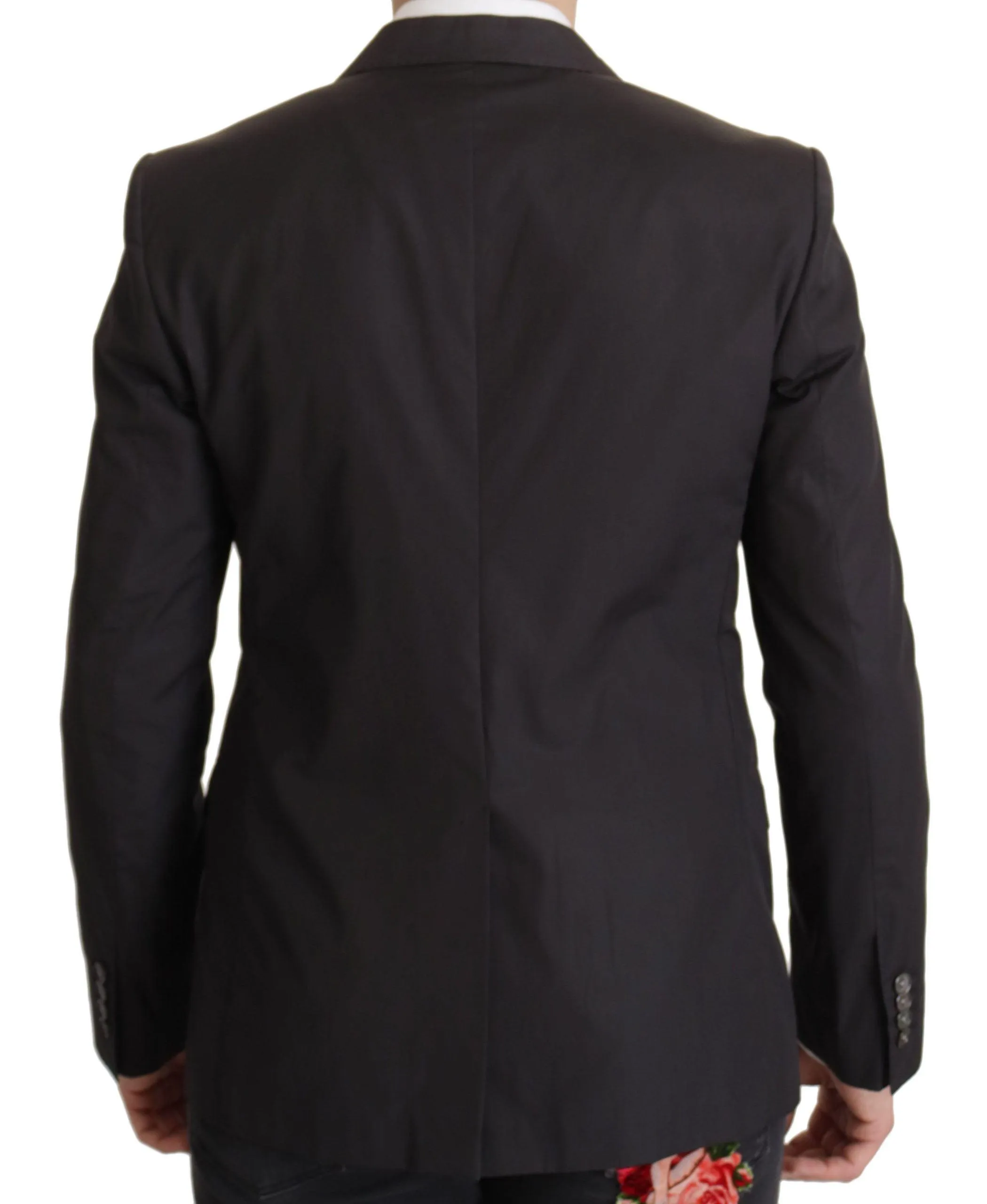 Dolce & Gabbana Black Single Breasted TAORMINA Breasted Blazer