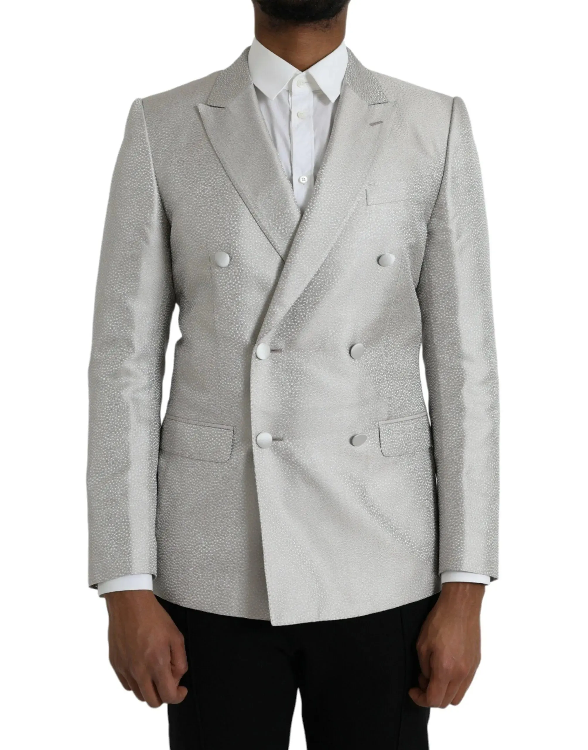 Dolce & Gabbana Notched-Lapel Double-Breasted Blazer