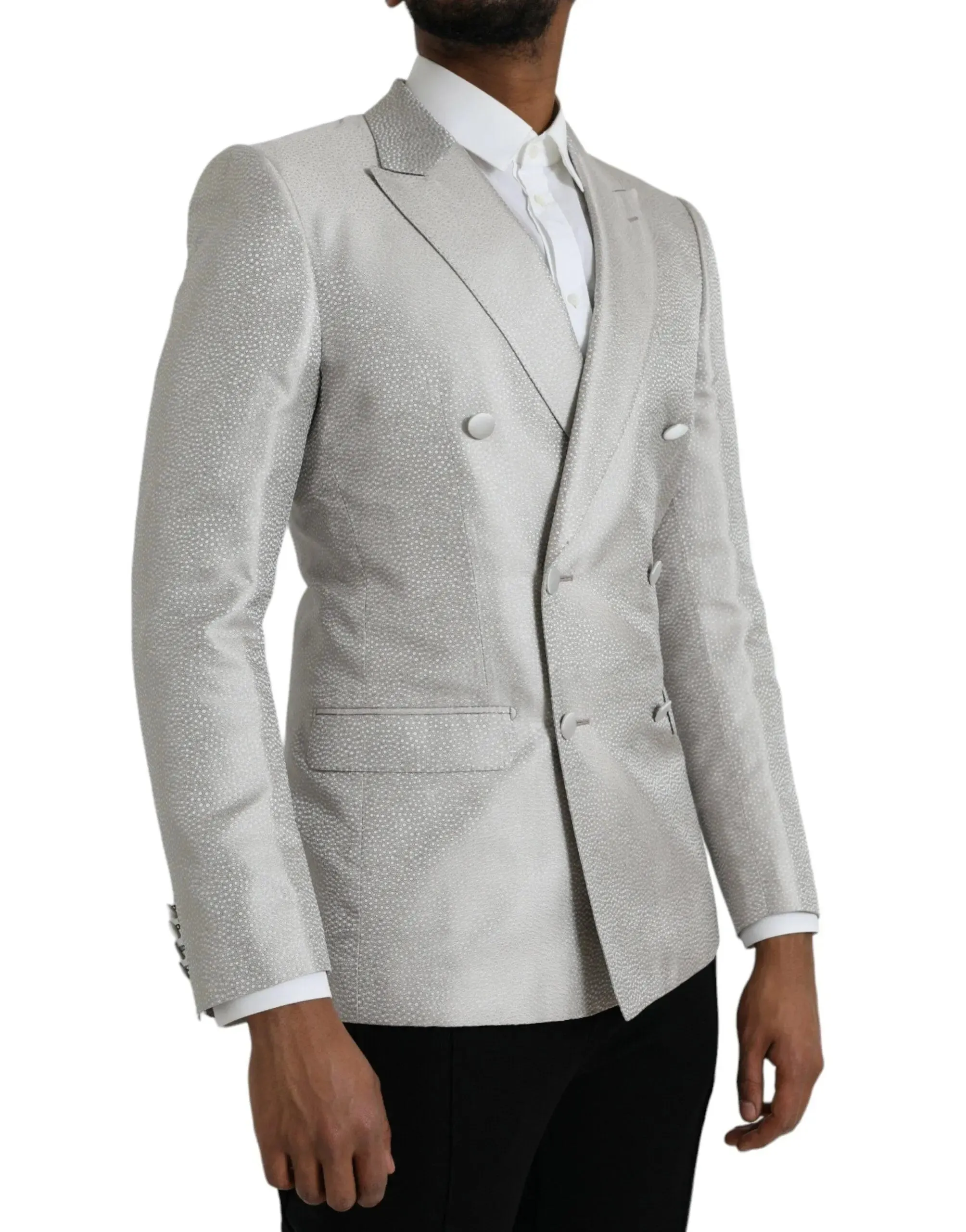 Dolce & Gabbana Notched-Lapel Double-Breasted Blazer