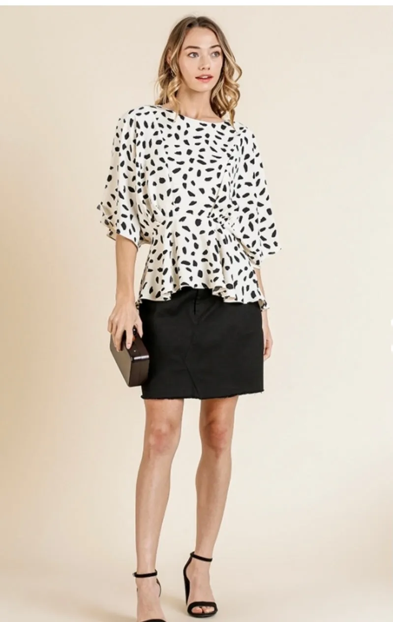 Dreamy Dalmation Top