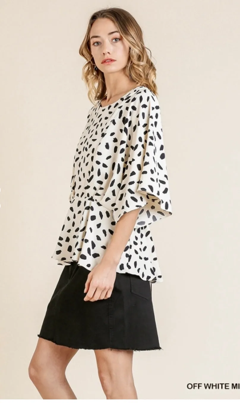 Dreamy Dalmation Top