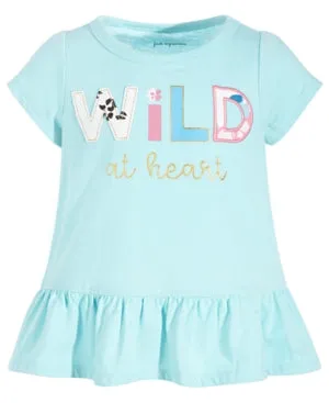 First Impressions Wild at Heart Peplum Cotton Top