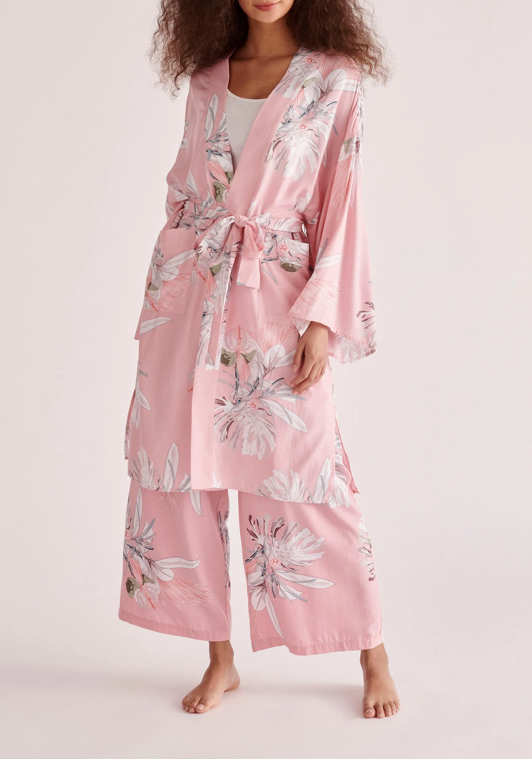 Floral Kimono Robe