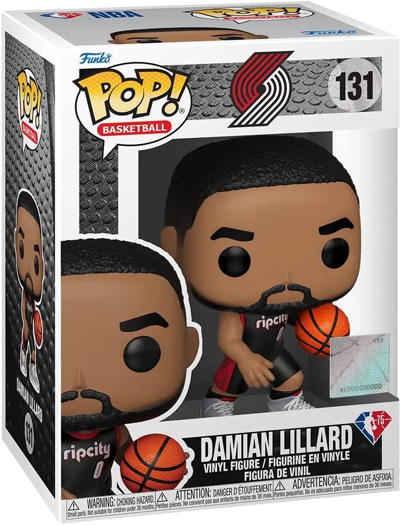 Funko Pop! NBA: Blazers - Damian Lillard Vinyl Figure