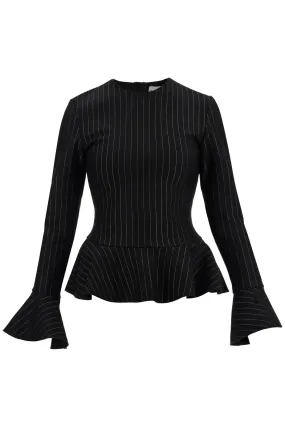 Ganni Long-Sleeved Peplum