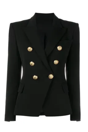 GOLD BUTTON BLAZER