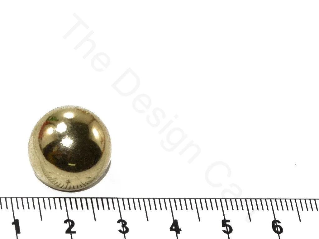 Golden Plain Acrylic Coat Buttons