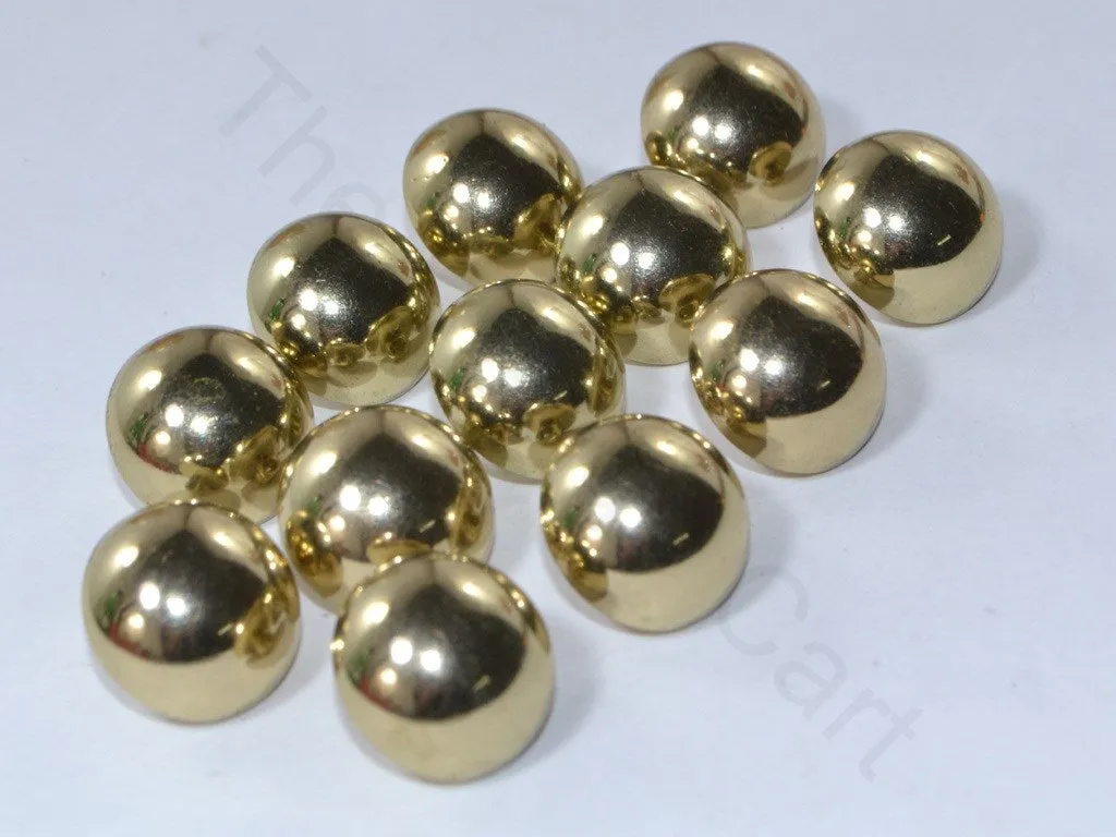 Golden Plain Acrylic Coat Buttons