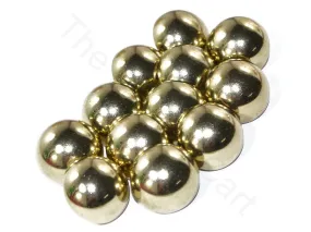 Golden Plain Acrylic Coat Buttons