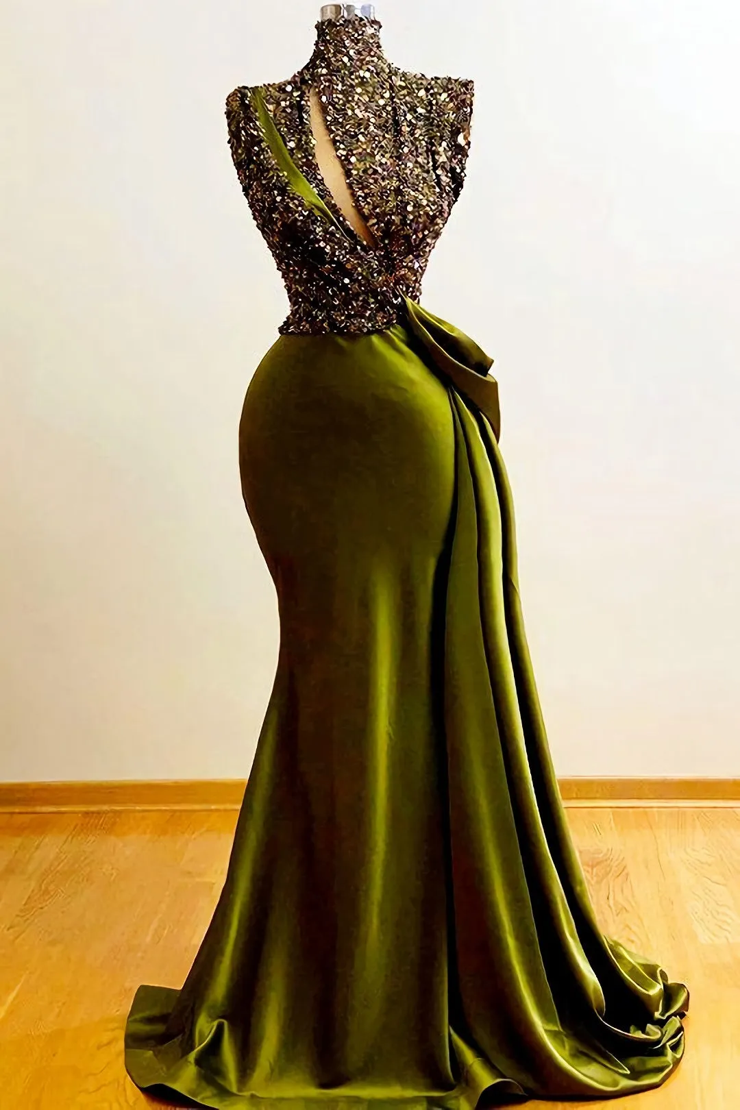 Green Prom Dresses, Cheap Evening Dresses, Long