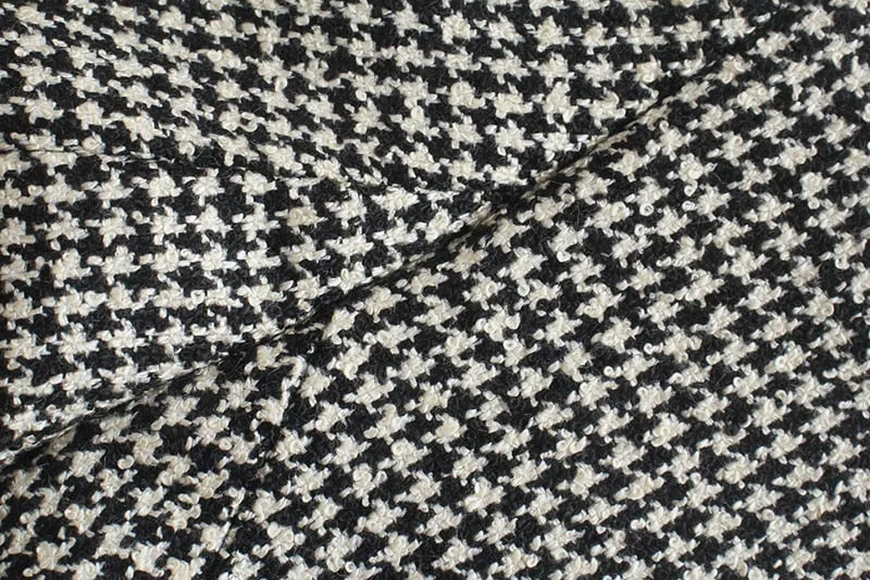 Houndstooth Double Breasted Blazer