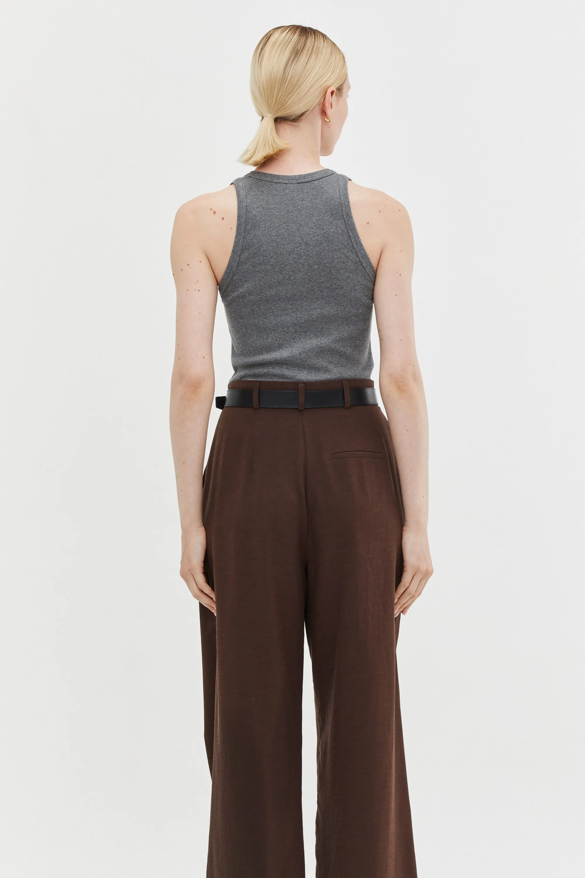 Luca Tailored Pants Brown