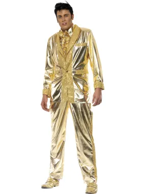 Mens Costume - Elvis Gold Suit