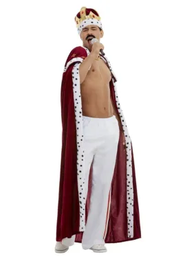 Men's Costume - Queen Deluxe Red Royal Costume