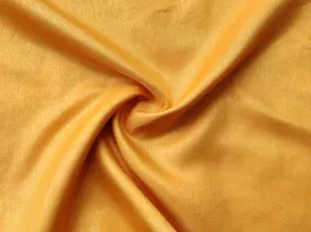 Mustard Plain Rose Silk Fabric (Wholesale)