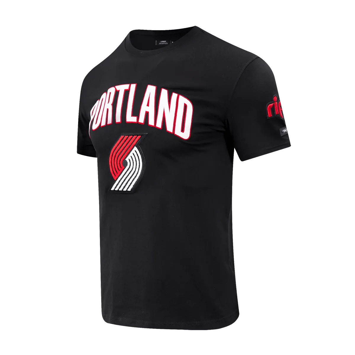 NBA PORTLAND TRAIL BLAZERS CLASSIC BRISTLE MEN'S TEE (BLACK)