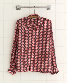 Polka Fleur Long Sleeve Shirt