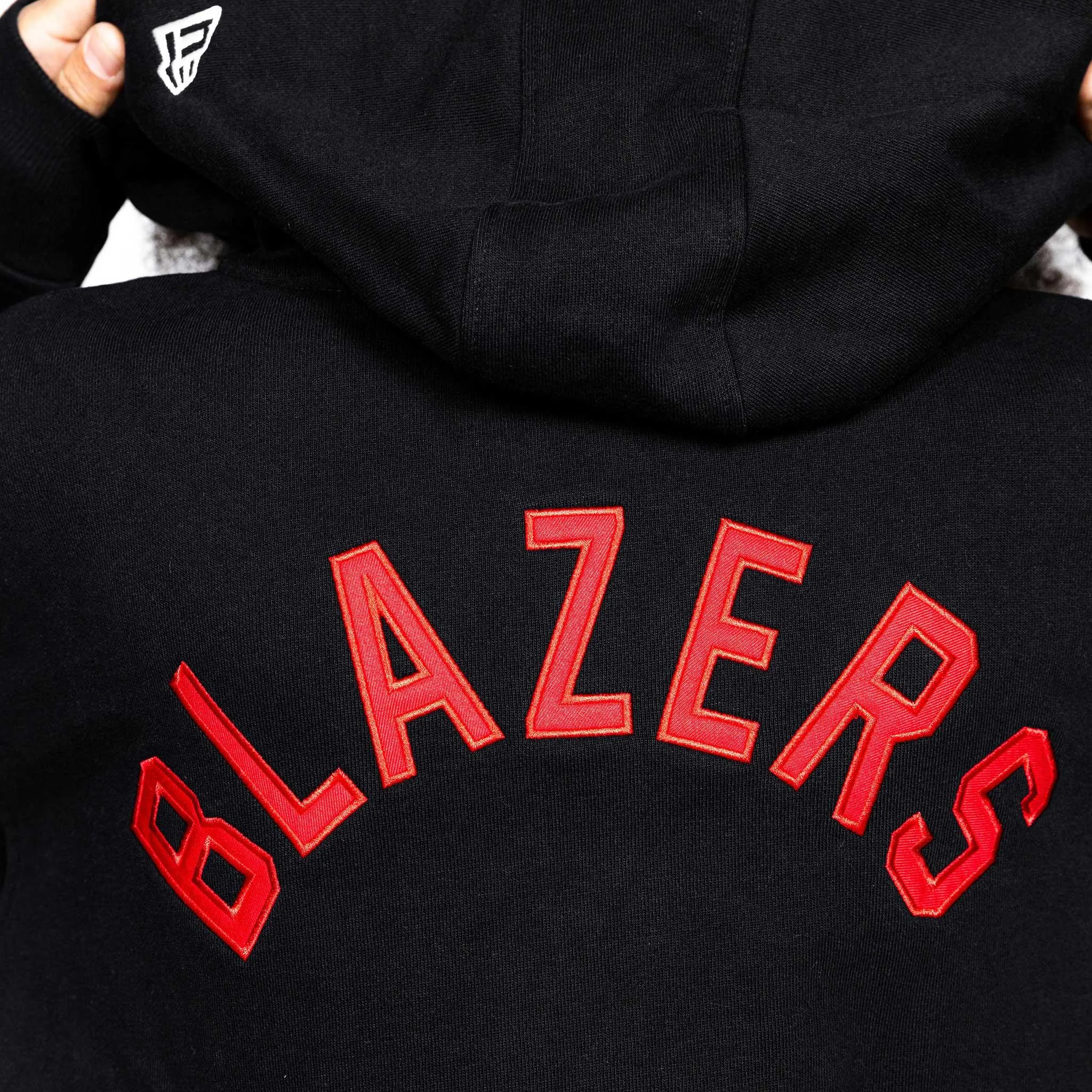 Portland Trail Blazers Alpha Industries X New Era Pinwheel Hoodie