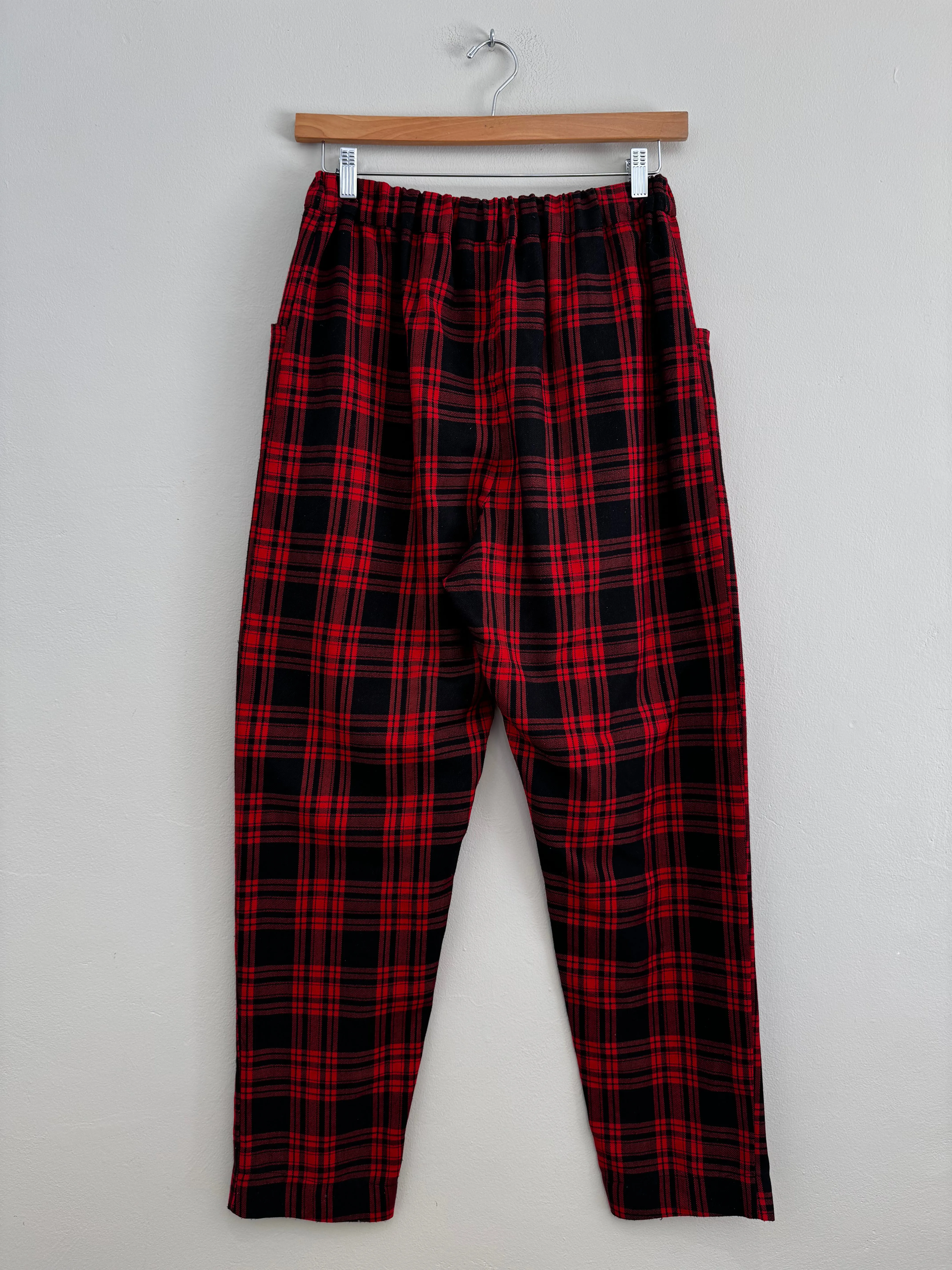 Red check set - Size 34