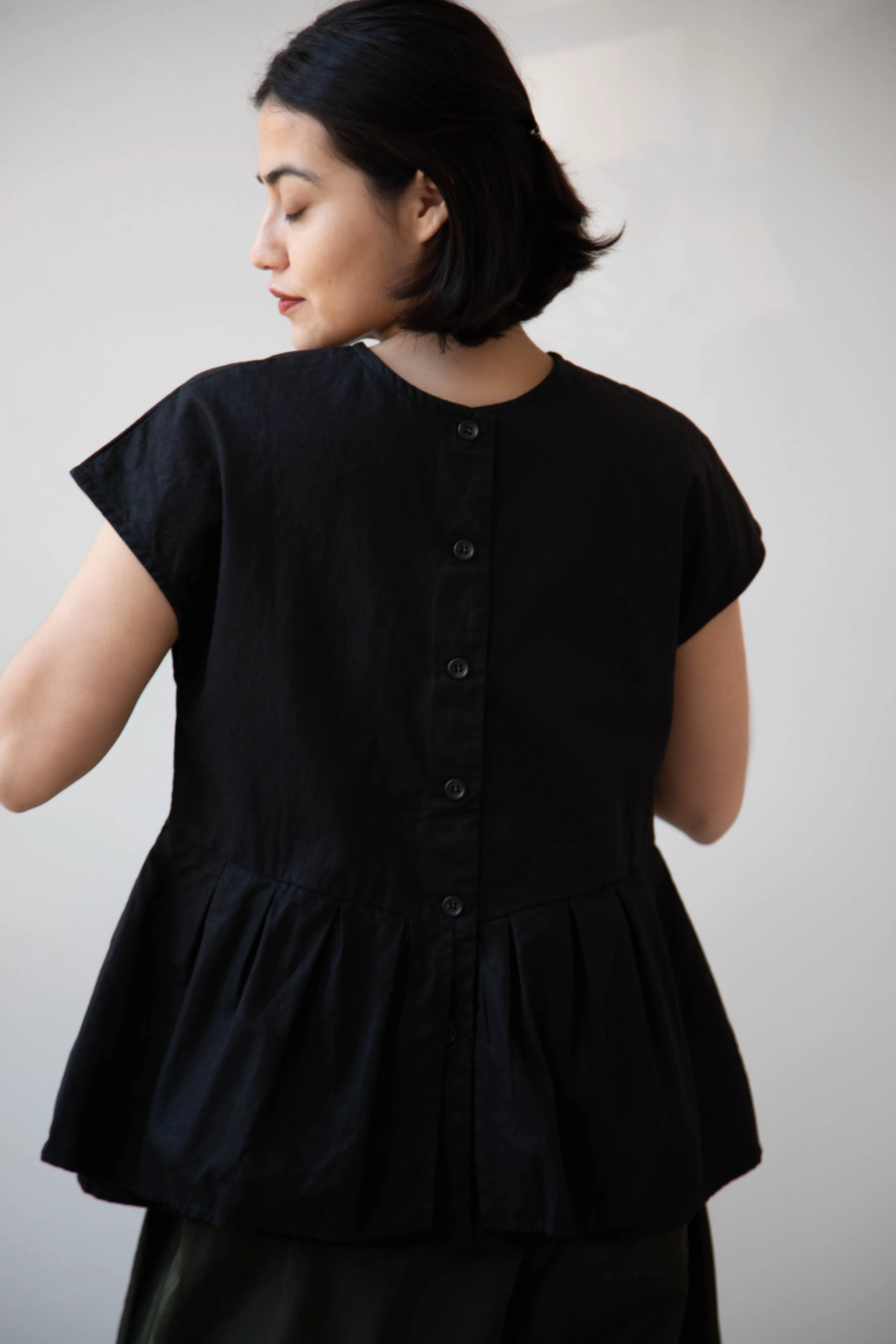 Robe de Peau | Two Way Top in Black