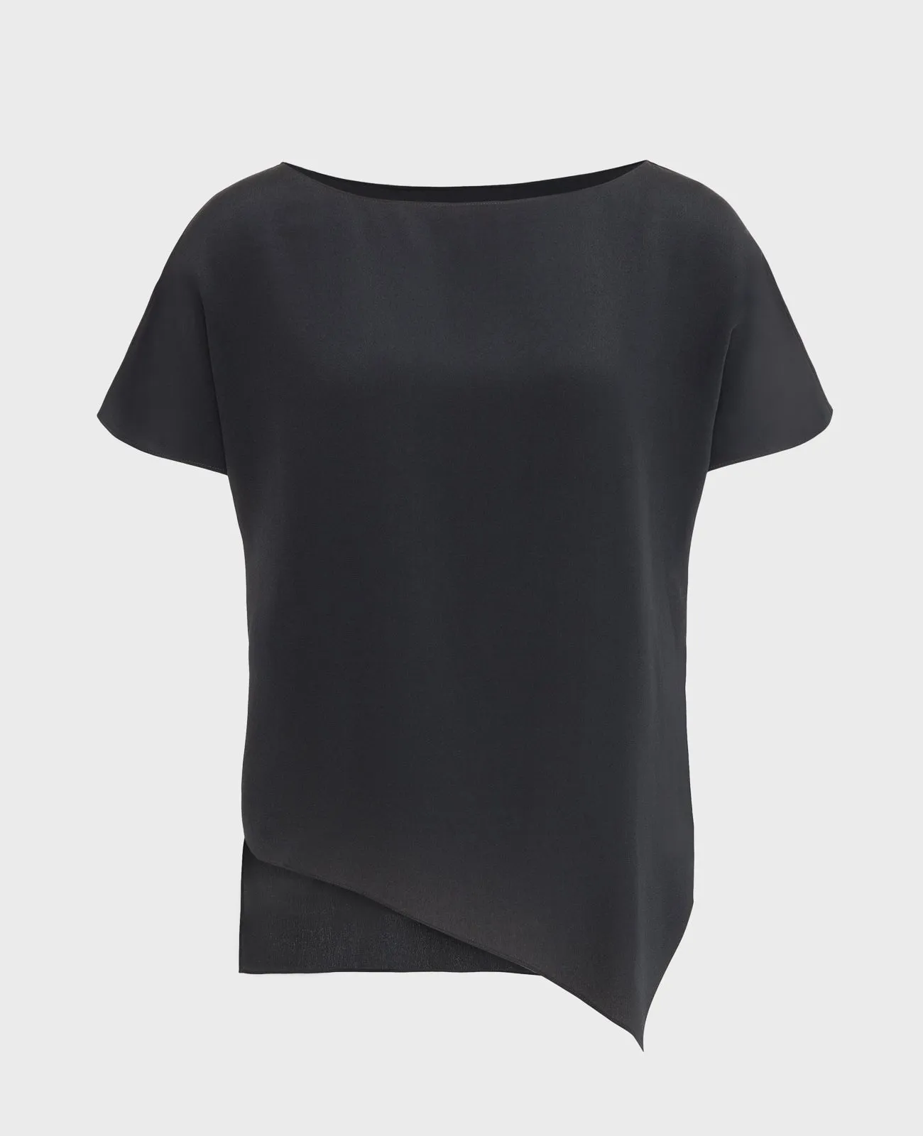 Silk Asymmetic Tee