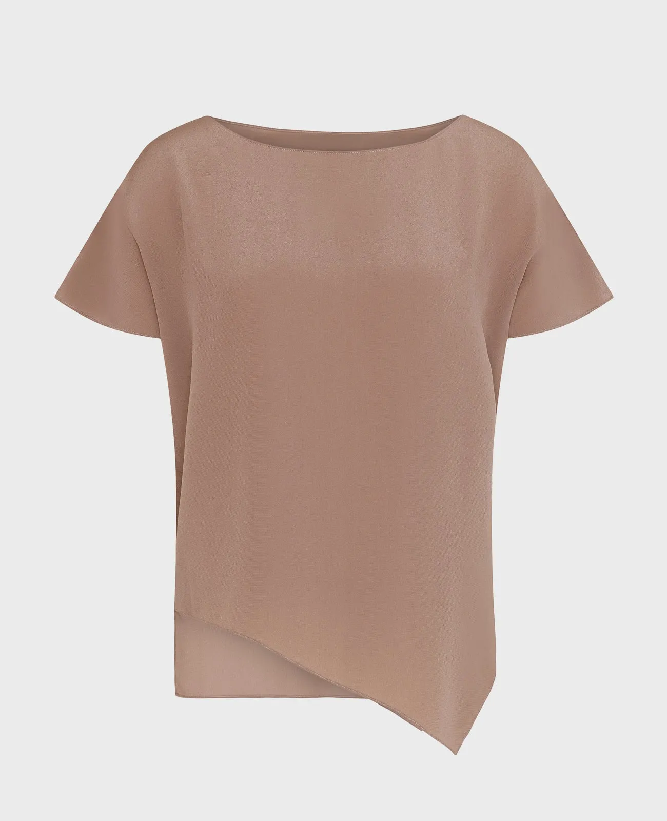 Silk Asymmetic Tee