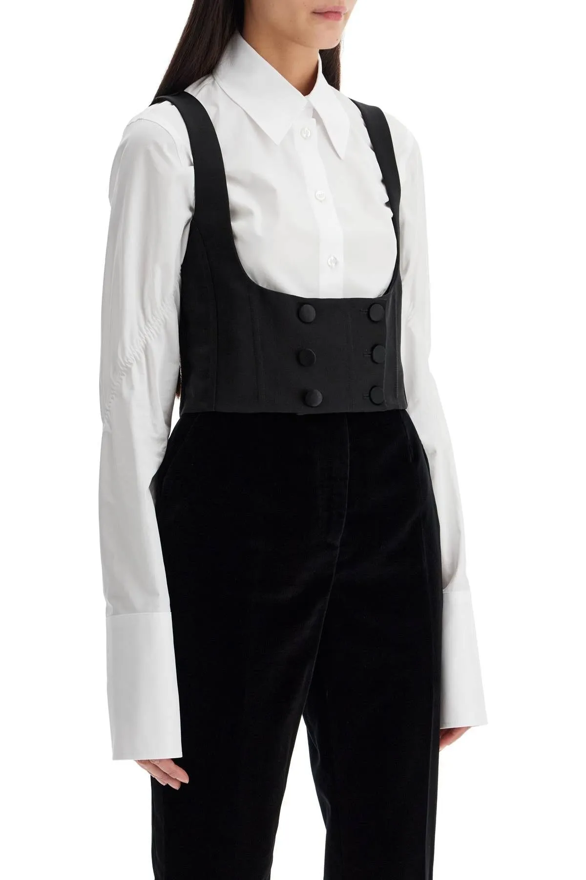 SILK TUXEDO VEST