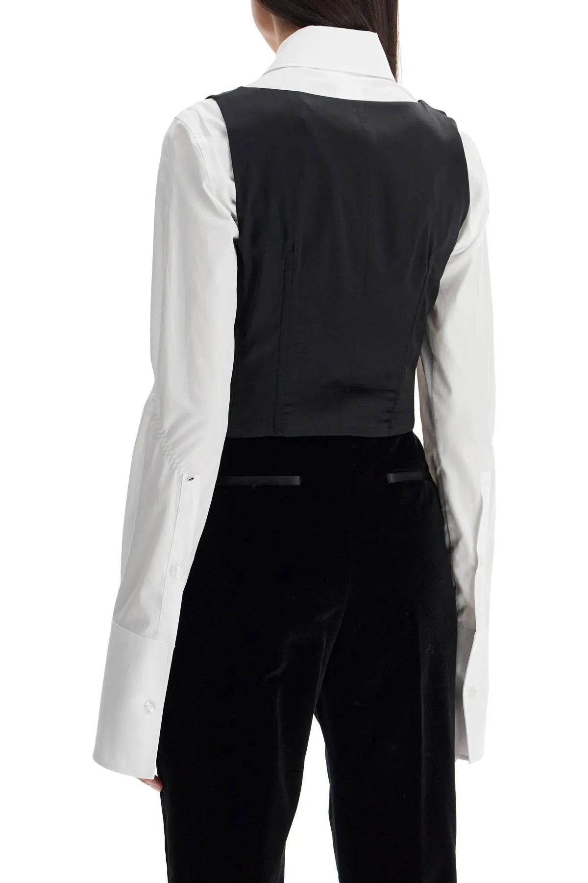 SILK TUXEDO VEST