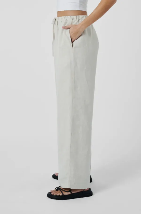 South Beach Linen Pants Beige