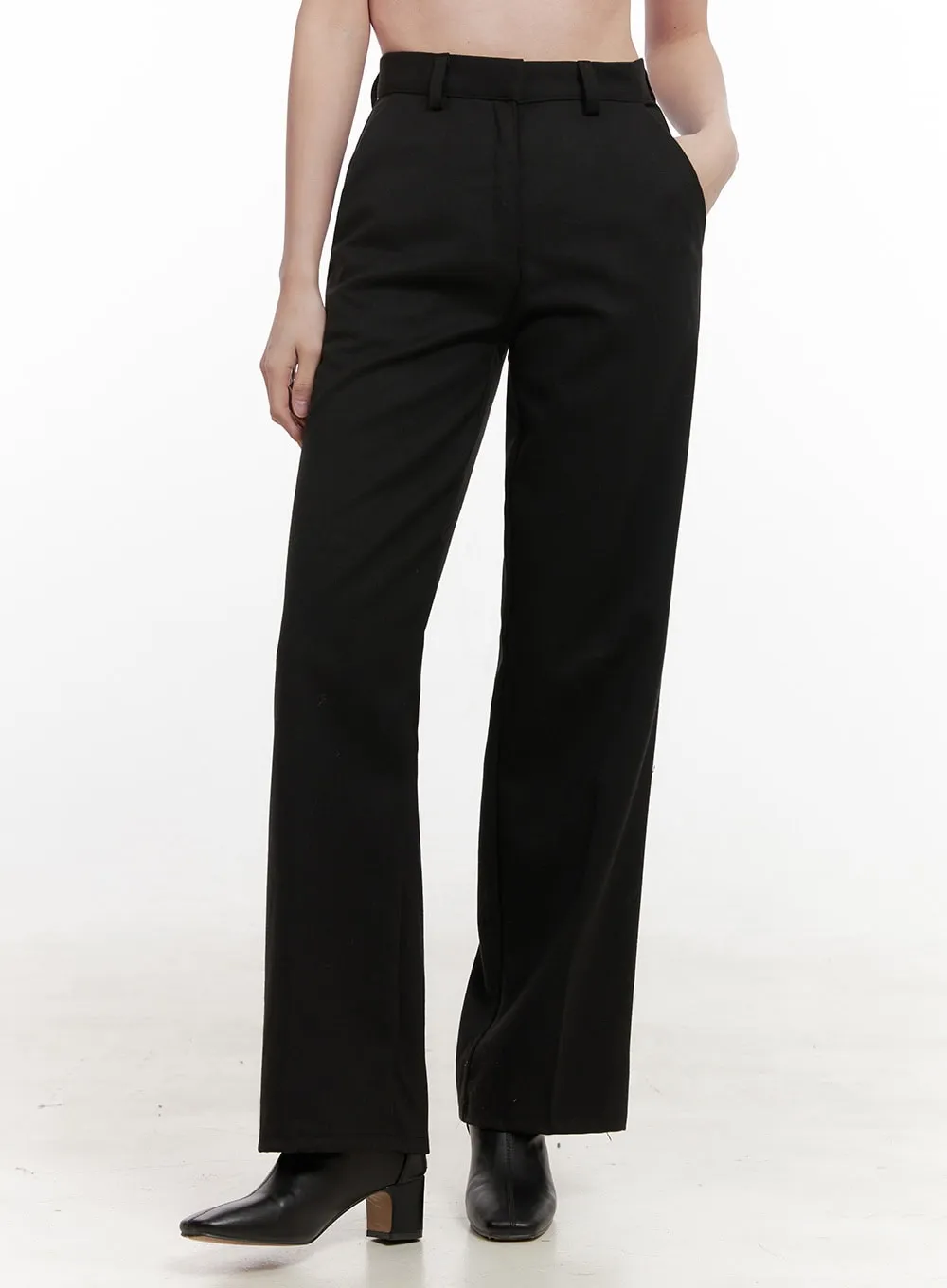 SpandexSleek Tailored Pants OD418