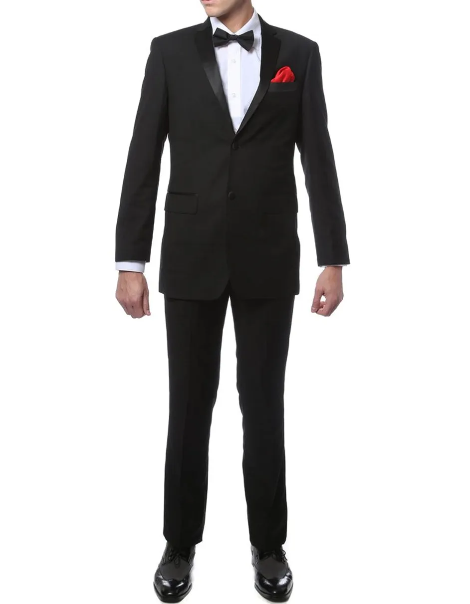 Tailored Black Notch Tuxedo