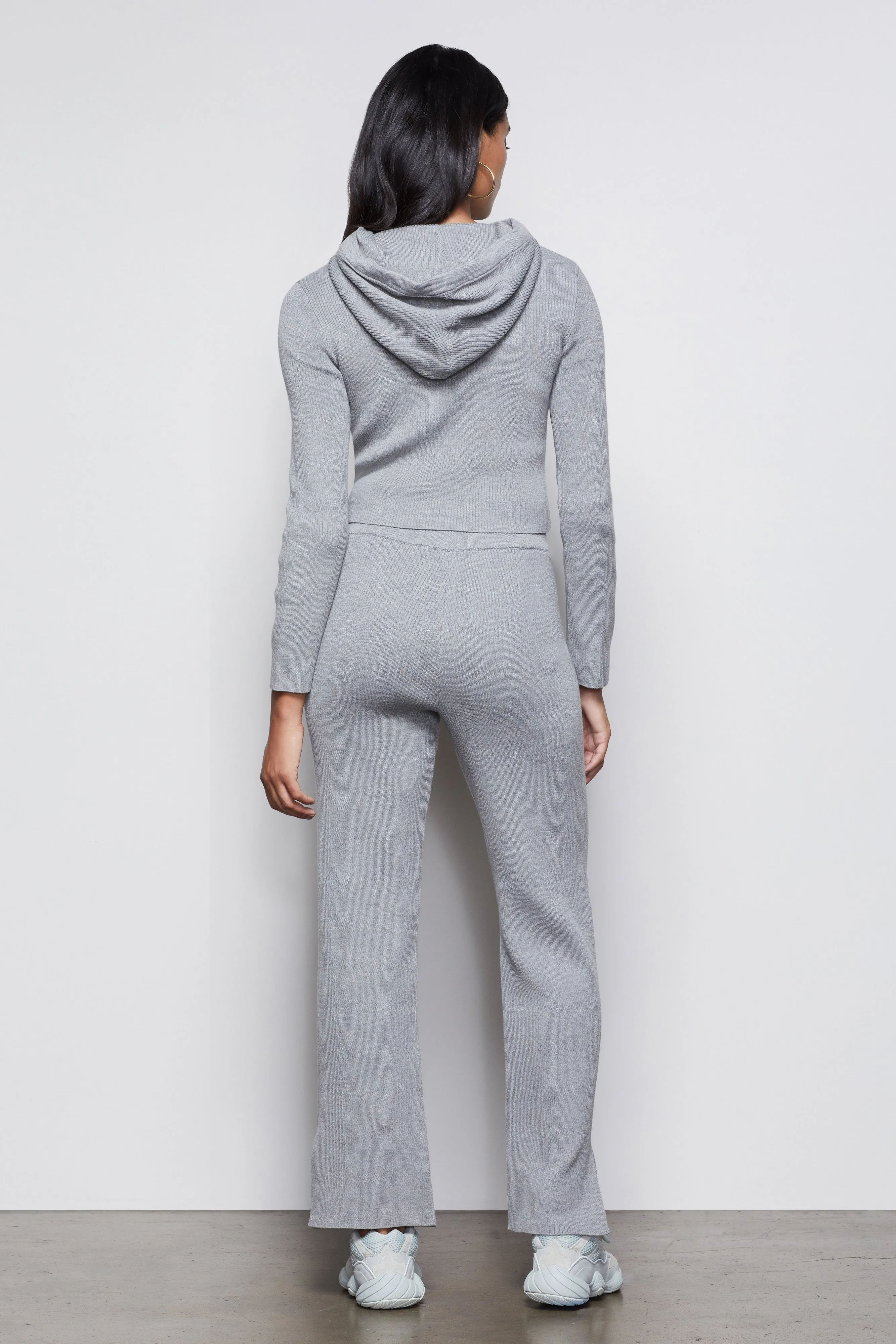 THE OVERNIGHT FLIGHT PALAZZO PANT | HEATHER GREY001