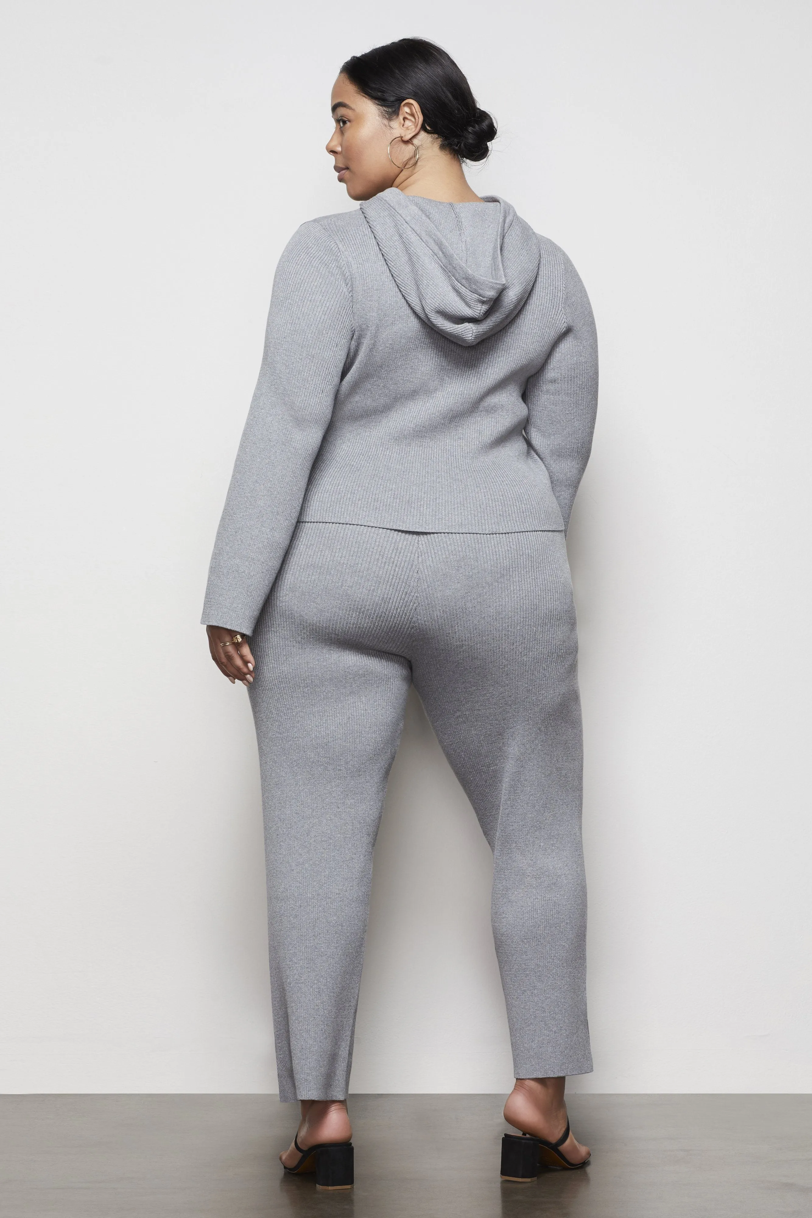 THE OVERNIGHT FLIGHT PALAZZO PANT | HEATHER GREY001