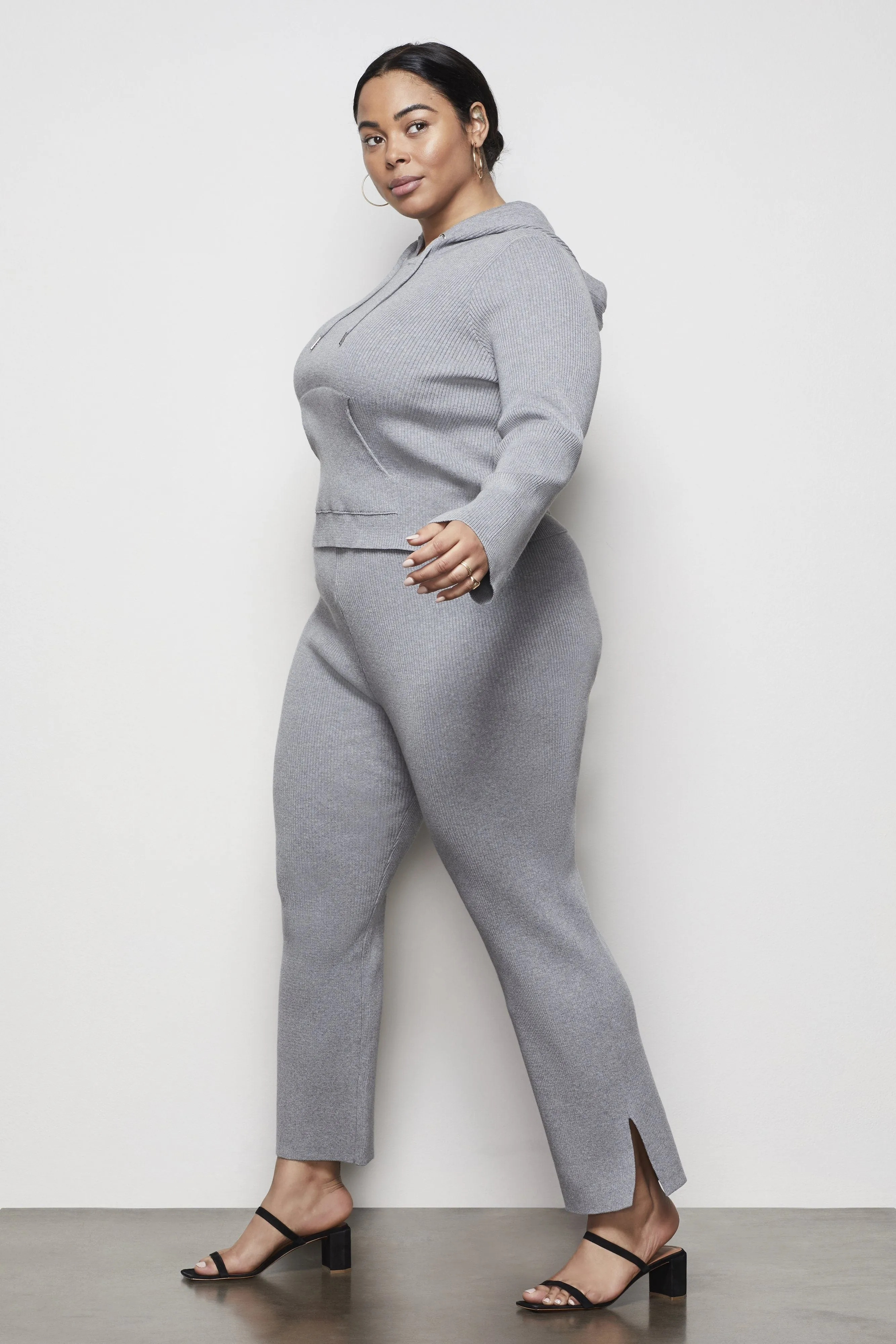 THE OVERNIGHT FLIGHT PALAZZO PANT | HEATHER GREY001