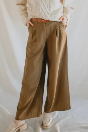 The Palazzo Trouser - Khaki