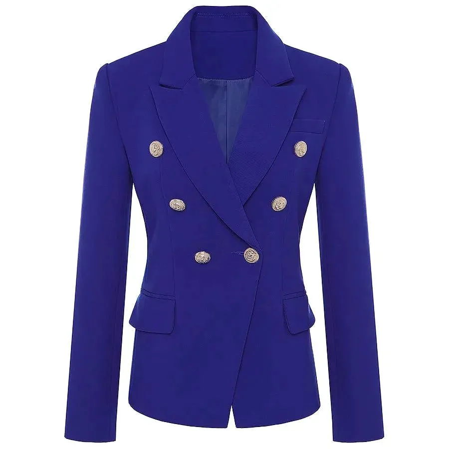 The Priscilla Slim Fit Blazer - Cobalt