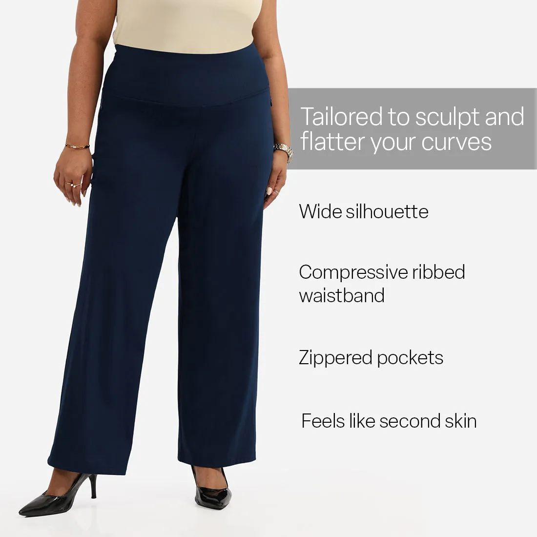 Ultimate Sculpt Wide-Legged Pants