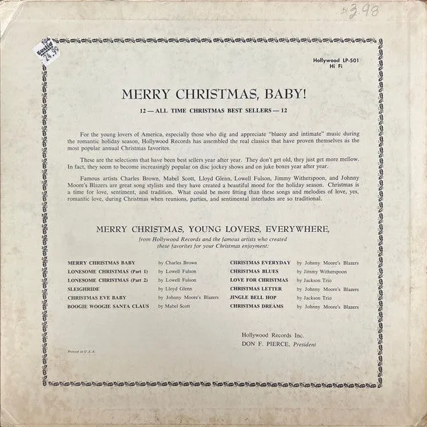 Various - Merry Christmas, Baby - LP