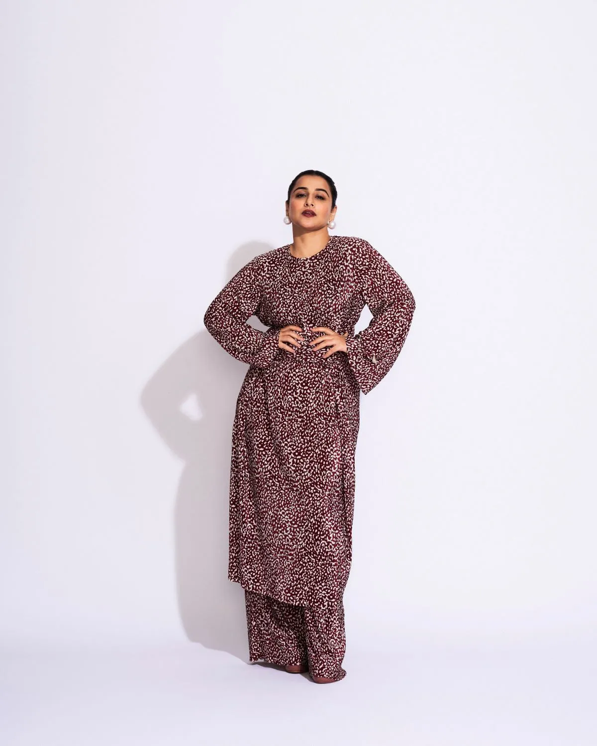 Vidya Balan in Cloud Co-ord Set